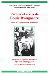Paroles et écrits de Louis Rwagasore, leader de l'indépendance du Burundi