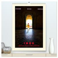 INDE pays aux couleurs éblouissantes  (Calendrier mural 2026 DIN A2 horizontal) calendrier de bureau