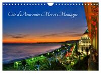 Côte d'Azur entre Mer et Montagne (Calendrier mural 2026 DIN A4 vertical), CALVENDO calendrier mensuel