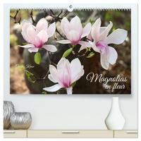 Magnolias en fleur  (Calendrier mural 2026 DIN A2 vertical) calendrier de bureau
