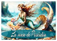 La muse de Poséidon (Calendrier mural 2026 DIN A3 vertical), CALVENDO calendrier mensuel