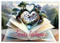 Coeurs ludiques (Calendrier mural 2026 DIN A4 vertical), CALVENDO calendrier mensuel