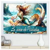 La muse de Poséidon  (Calendrier mural 2026 DIN A2 vertical) calendrier de bureau