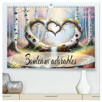 Bouleaux adorables  (Calendrier mural 2026 DIN A2 vertical) calendrier de bureau
