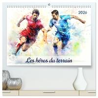 Les héros du terrain  (Calendrier mural 2026 DIN A2 vertical) calendrier de bureau