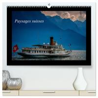 Paysages suisses  (Calendrier mural 2026 DIN A2 vertical) calendrier de bureau