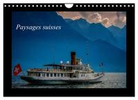 Paysages suisses (Calendrier mural 2026 DIN A4 vertical), CALVENDO calendrier mensuel