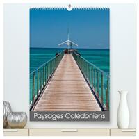 Paysages calédoniens  (Calendrier mural 2026 DIN A2 horizontal) calendrier de bureau