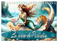 La muse de Poséidon (Calendrier de bureau 2026 DIN A5 vertical), CALVENDO calendrier mensuel