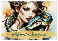 Adoratrice de serpents (Calendrier mural 2026 DIN A2 vertical), CALVENDO calendrier mensuel