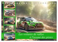 Les voitures de rallye à l'assaut des pistes (Calendrier de bureau 2026 DIN A5 vertical), CALVENDO calendrier mensuel