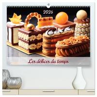 Les délices du temps  (Calendrier mural 2026 DIN A2 vertical) calendrier de bureau