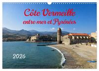 Côte Vermeille entre mer et Pyrénées (Calendrier mural 2026 DIN A3 vertical), CALVENDO calendrier mensuel