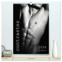 contrastes hommes  (Calendrier mural 2026 DIN A2 horizontal) calendrier de bureau