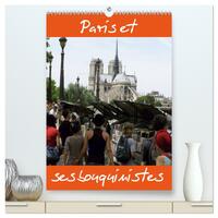 Paris et ses bouquinistes  (Calendrier mural 2026 DIN A2 horizontal) calendrier de bureau