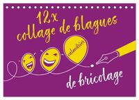12 x collage de blagues - calendrier de bricolage (Calendrier de bureau 2026 DIN A5 vertical), CALVENDO calendrier mensuel