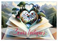 Coeurs ludiques (Calendrier mural 2026 DIN A2 vertical), CALVENDO calendrier mensuel