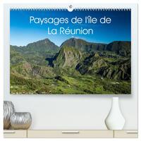 Paysages de l'île de La Réunion  (Calendrier mural 2026 DIN A2 vertical) calendrier de bureau
