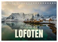 Réflexions dans les îles Lofoten (Calendrier de bureau 2026 DIN A5 vertical), CALVENDO calendrier mensuel