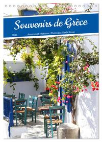 Souvenirs de Grèce (Calendrier mural 2026 DIN A4 horizontal), CALVENDO calendrier mensuel