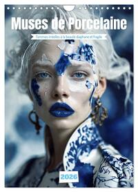 Muses de Porcelaine (Calendrier mural 2026 DIN A4 horizontal), CALVENDO calendrier mensuel
