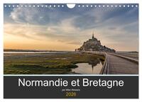 Normandie et Bretagne (Calendrier mural 2026 DIN A4 vertical), CALVENDO calendrier mensuel