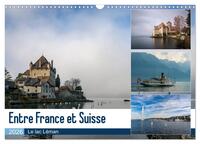 Entre France et Suisse, le lac Léman (Calendrier mural 2026 DIN A3 vertical), CALVENDO calendrier mensuel