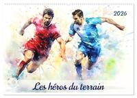 Les héros du terrain (Calendrier mural 2026 DIN A2 vertical), CALVENDO calendrier mensuel