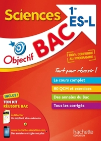 OBJECTIF BAC SCIENCES 1RES L/ES