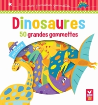 Dinosaures - 50 grandes gommettes