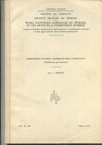 Physico-chimie des lubrifiants - analyses et essais