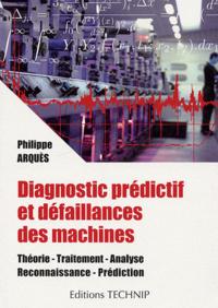 Diagnostic prédictif et défaillances des machines - théorie, traitement, analyse, reconnaissance, prédiction