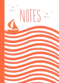 Carnet Marinière Orange