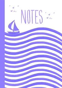 Carnet Marinière Lavande