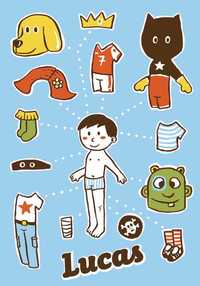 Lucas magnetic dress-up doll /anglais