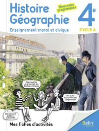 Histoire Géographie EMC, Chaudron 4e, Cahier d'activités