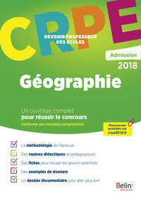 CRPE ADMISSION GEOGRAPHIE - DEVENIR PROFESSEUR DES ECOLES