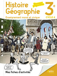 Histoire Géographie EMC, Chaudron 3e, Cahier d'activités