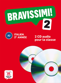 Bravissimi ! 2ème année, Coffret 2 CD audio classe