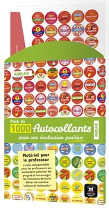 Anglais, Pack 1000 autocollants pour une évaluation positive