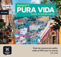 Pura vida 1re, Clé USB (audio + vidéo)