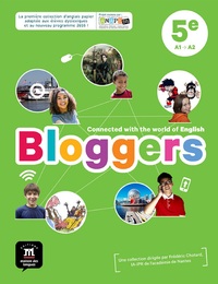 Bloggers 5e, Livre de l'élève adapté aux élèves dyslexiques