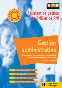 Gestion administrative, BTS PME-PMI, Livre de l'élève, éd. 2003