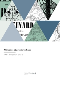 MEMOIRES ET PROCES-VERBAUX