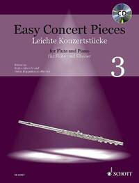 EASY CONCERT PIECES - VOL. 3 - EASY CONCERT PIECES - 12 PIECES FROM 4 CENTURIES. VOL. 3. FLUTE AND P
