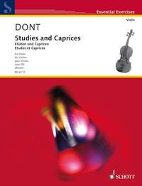 ESSENTIAL EXERCISES - ETUDES ET CAPRICES - EXERCICES PREPARATOIRES ET VARIANTES DE MAX ROSTAL. OP. 3