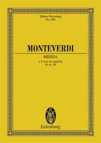EULENBURG MINIATURE SCORES - MESSA NR. II IN F - M XV, 59. MIXED CHOIR (SATB) A CAPPELLA OR WITH BAS