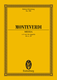 EULENBURG MINIATURE SCORES - MESSA NR. II IN F - M XV, 59. MIXED CHOIR (SATB) A CAPPELLA OR WITH BAS