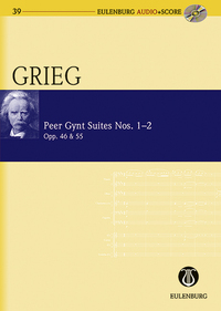 PEER GYNT SUITES NOS. 1 ET 2 - OP. 46 / OP. 55. ORCHESTRA. PARTITION D'ETUDE.