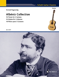 SCHOTT GUITAR CLASSICS - ALBENIZ COLLECTION - 10 PIECES POUR 2 GUITARES. 2 GUITARS. PARTITION D'EXEC